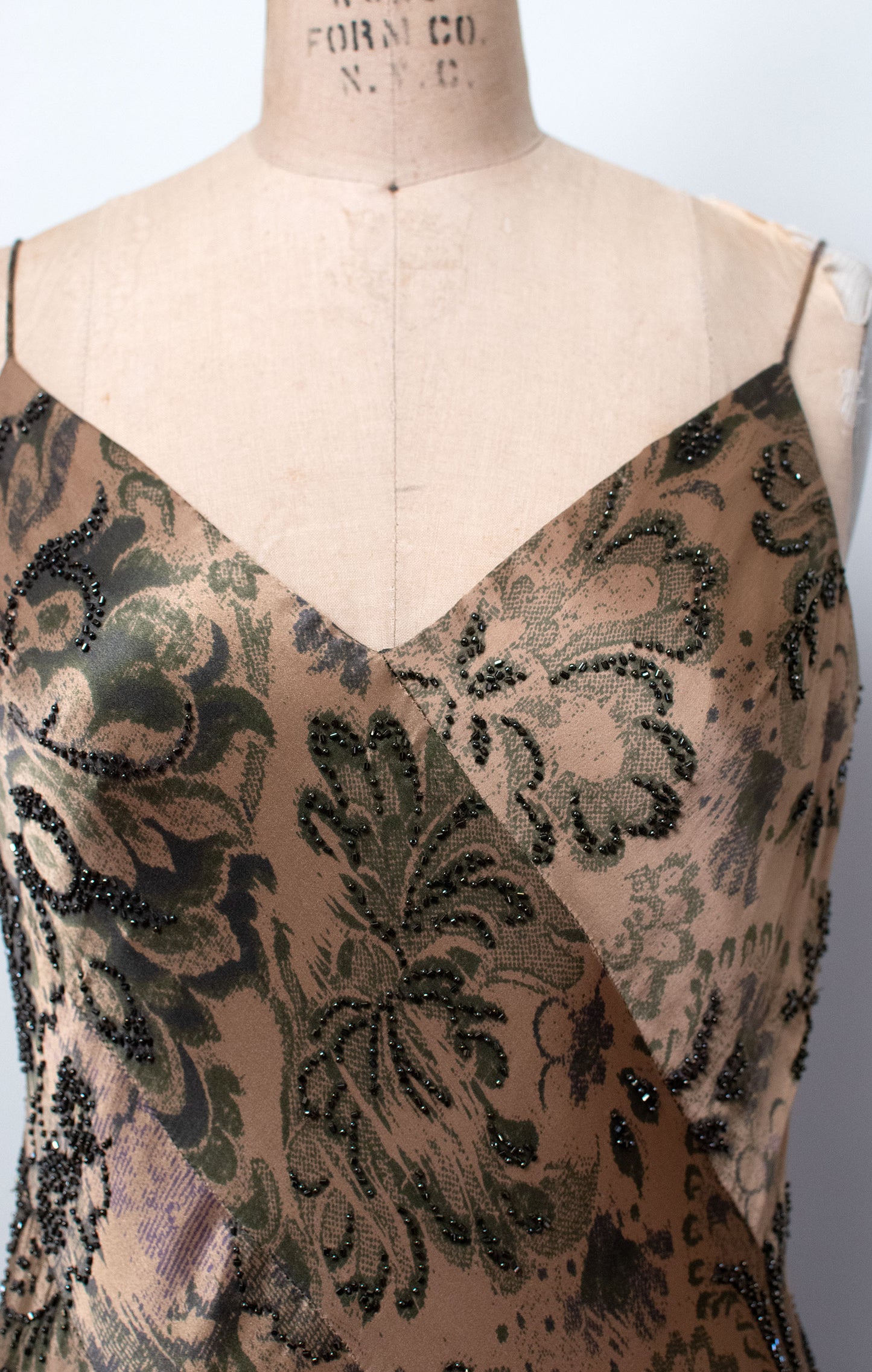 Beaded Silk Gown | Carmen Marc Valvo