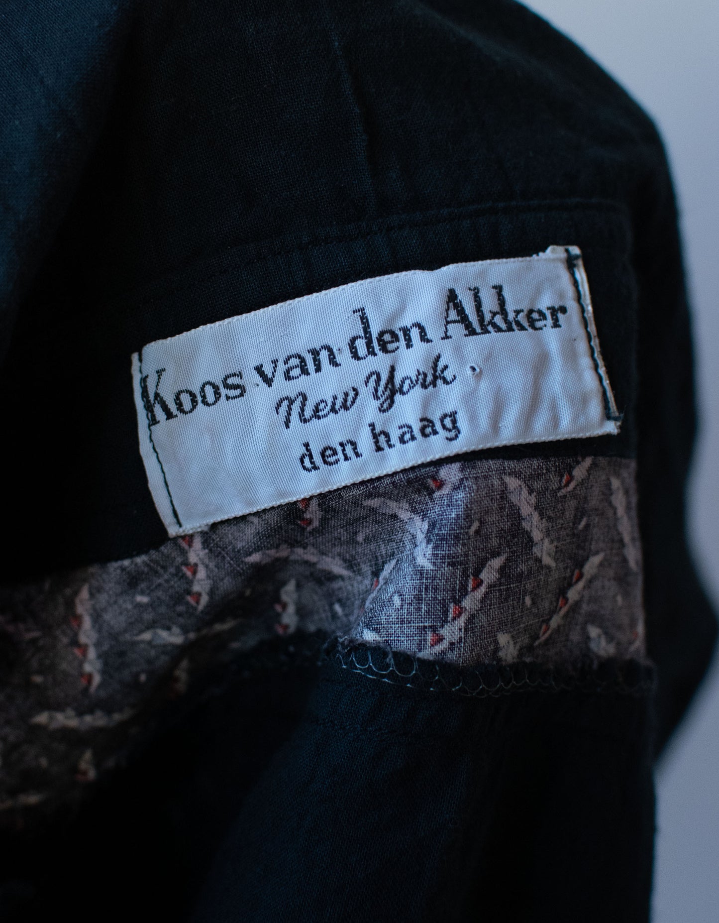 Dark Floral Print Blouse | Koos van den Akker
