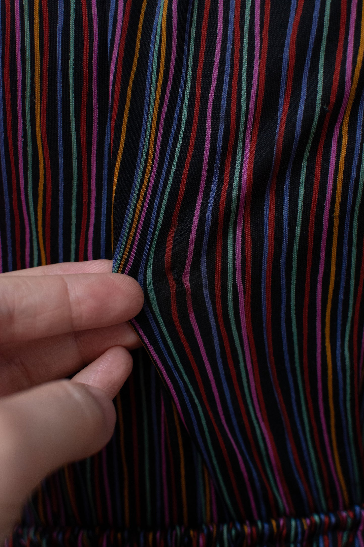 1970s Rainbow Striped Silk Jersey Set | Missoni