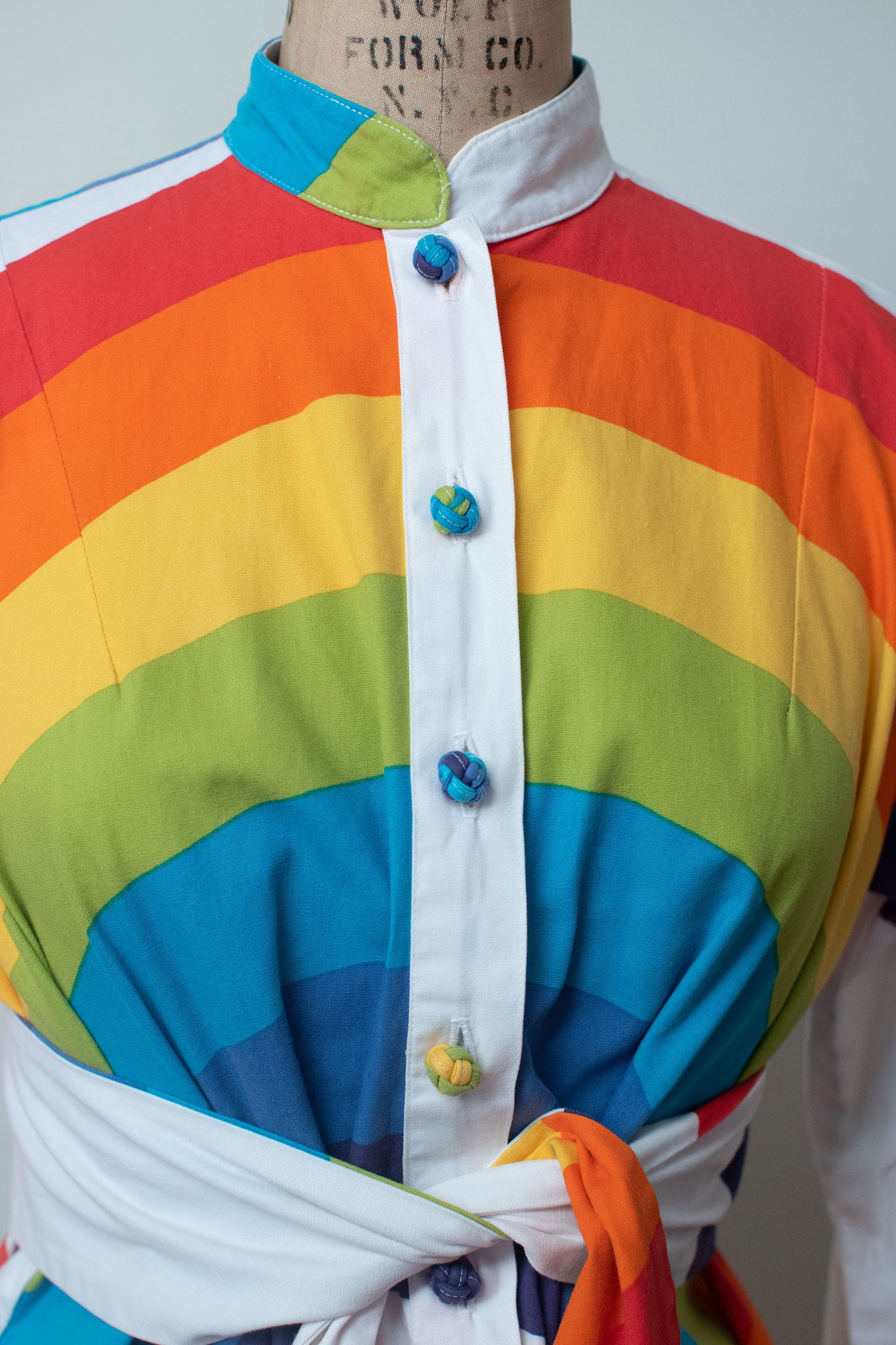 1970s Rainbow Dress