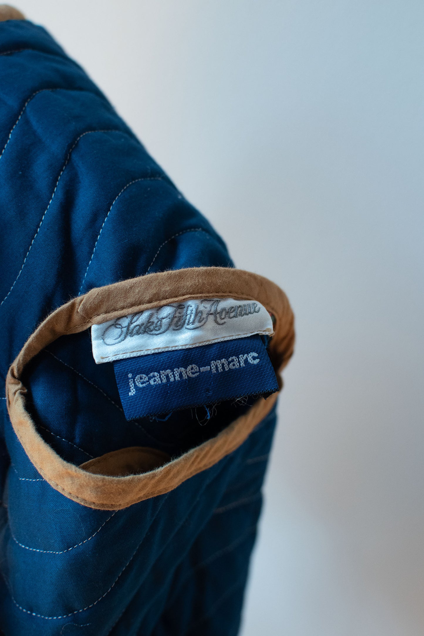 1980s Reversible Quilted Top | Jeanne Marc
