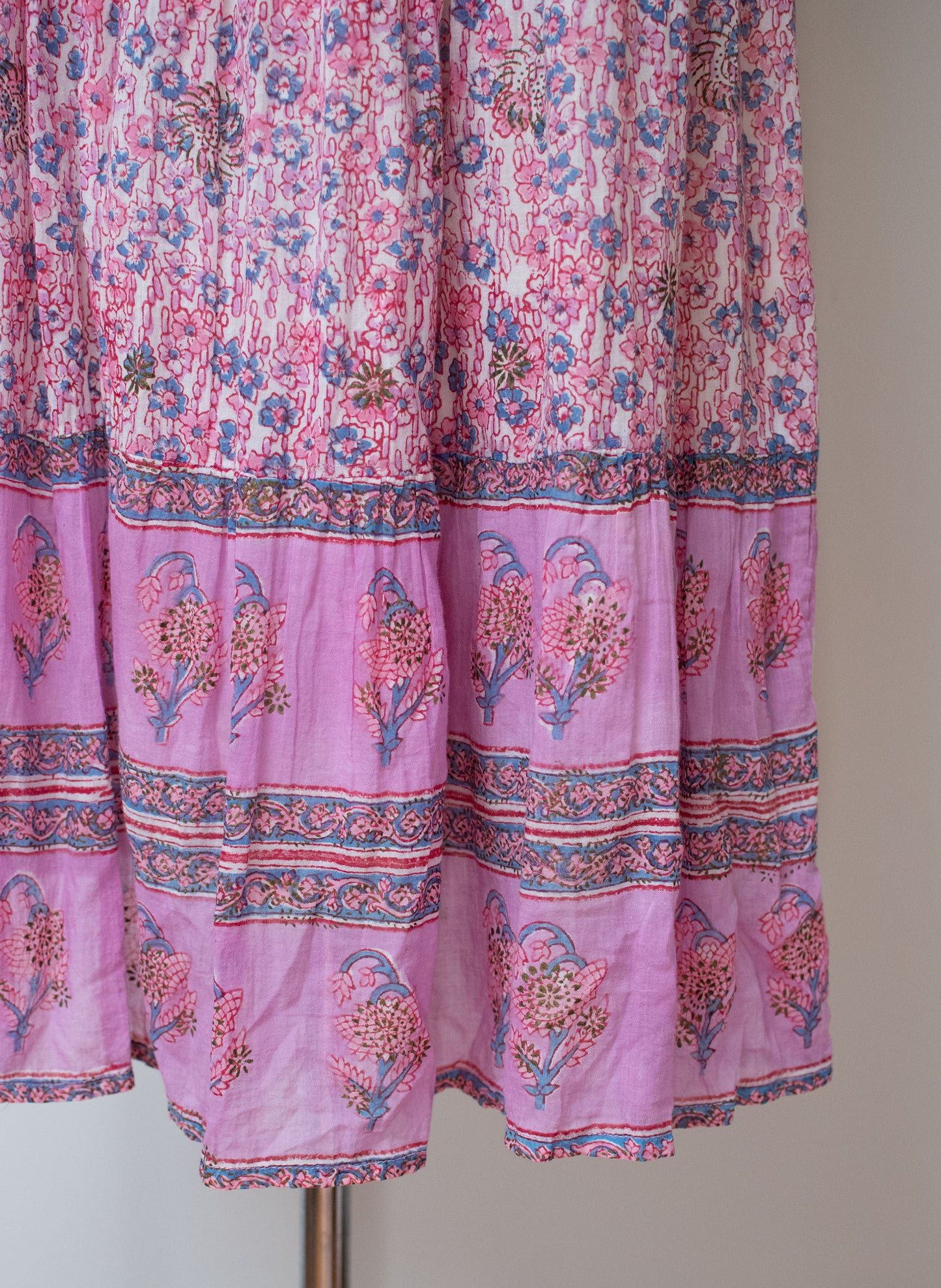 1970s Indian Gauze Dress