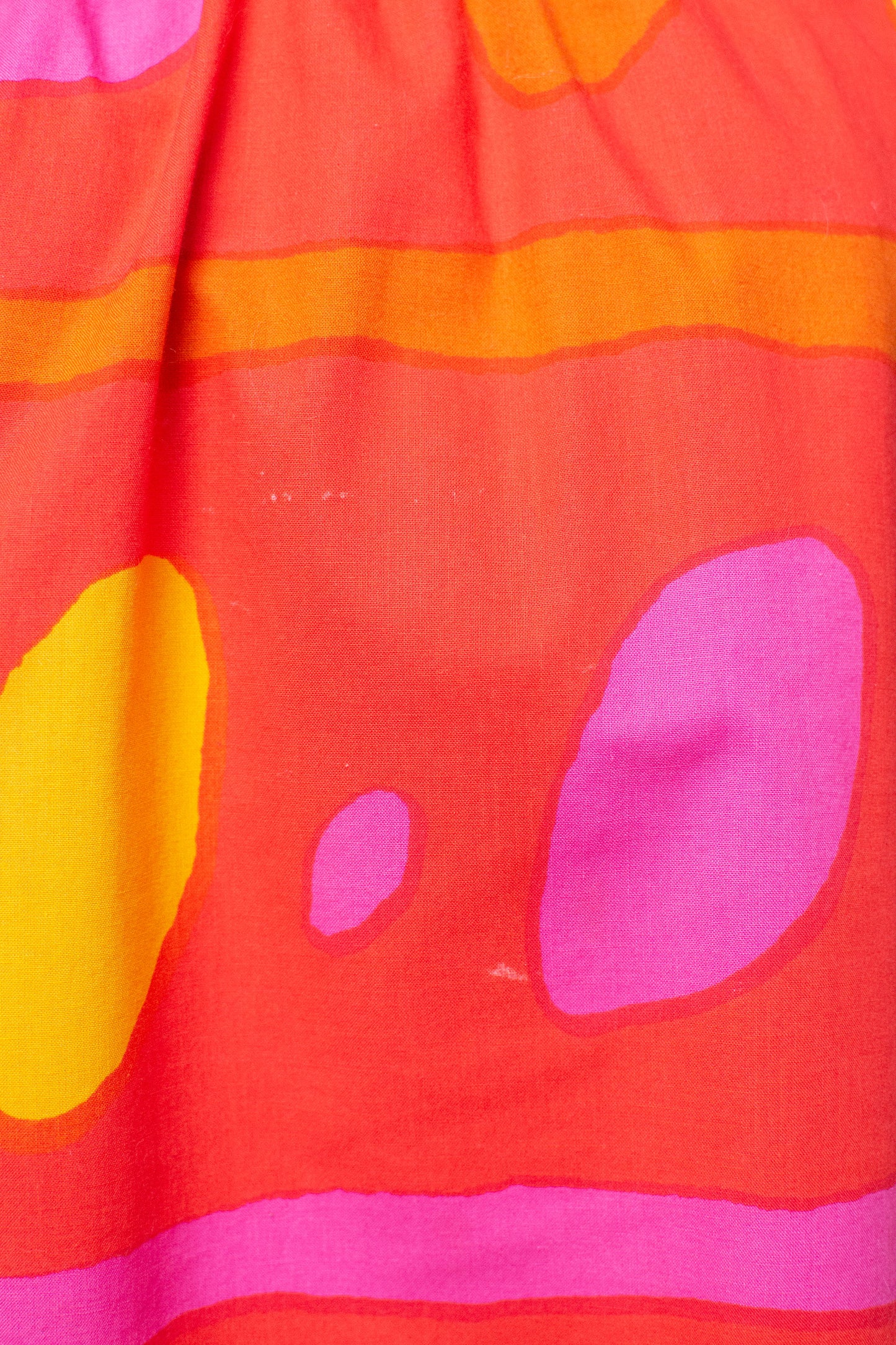 1980s Orange Polka Dot Dress | Marimekko