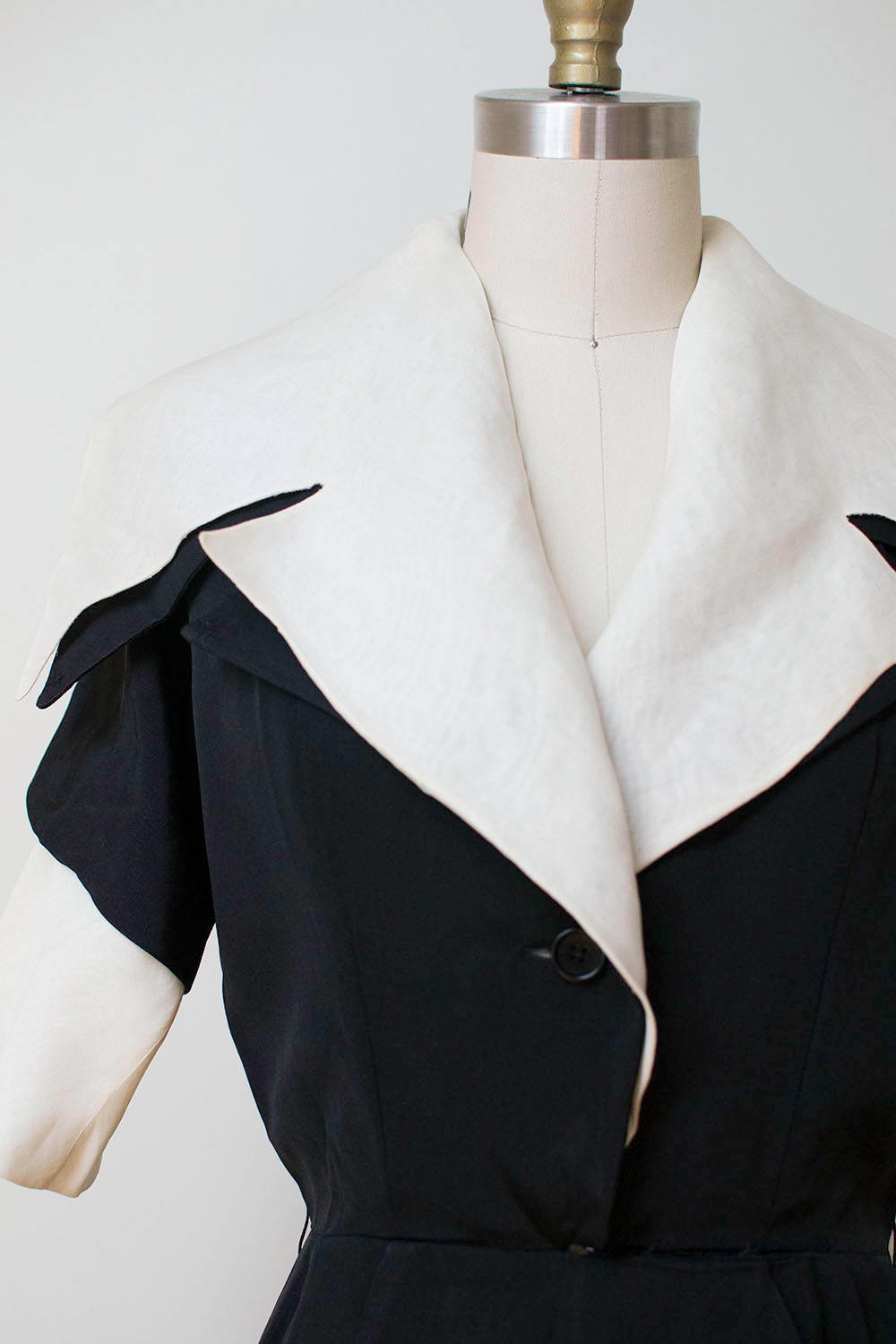 1950s New Look Portrait Collar Dress |  Christian Dior New York