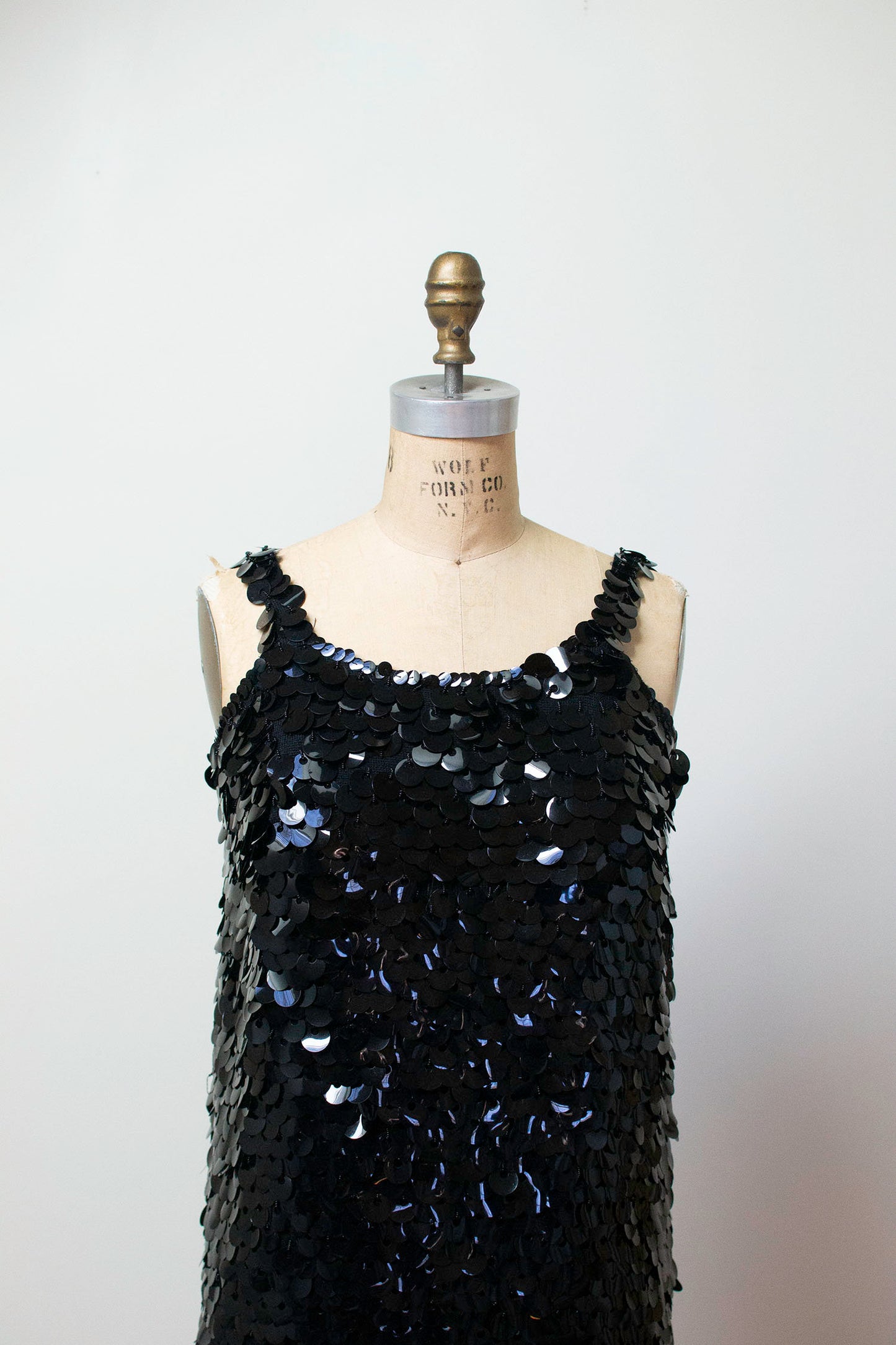1960s Black Sequin Cocktail Dress | Jeri-Jo