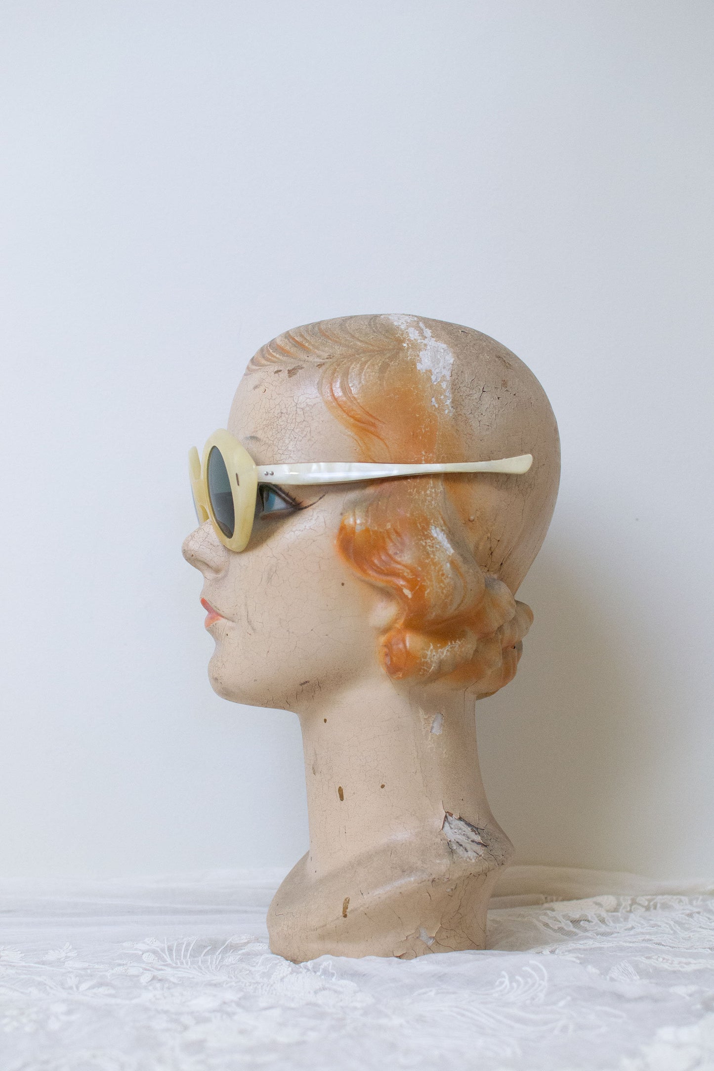 1950s Pearlized Bug Eye Sunglasses