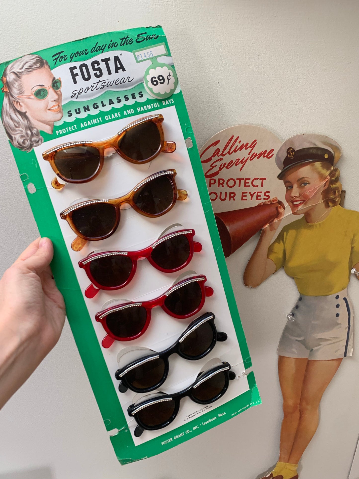 1950s Fosta Sunglasses | Ruby