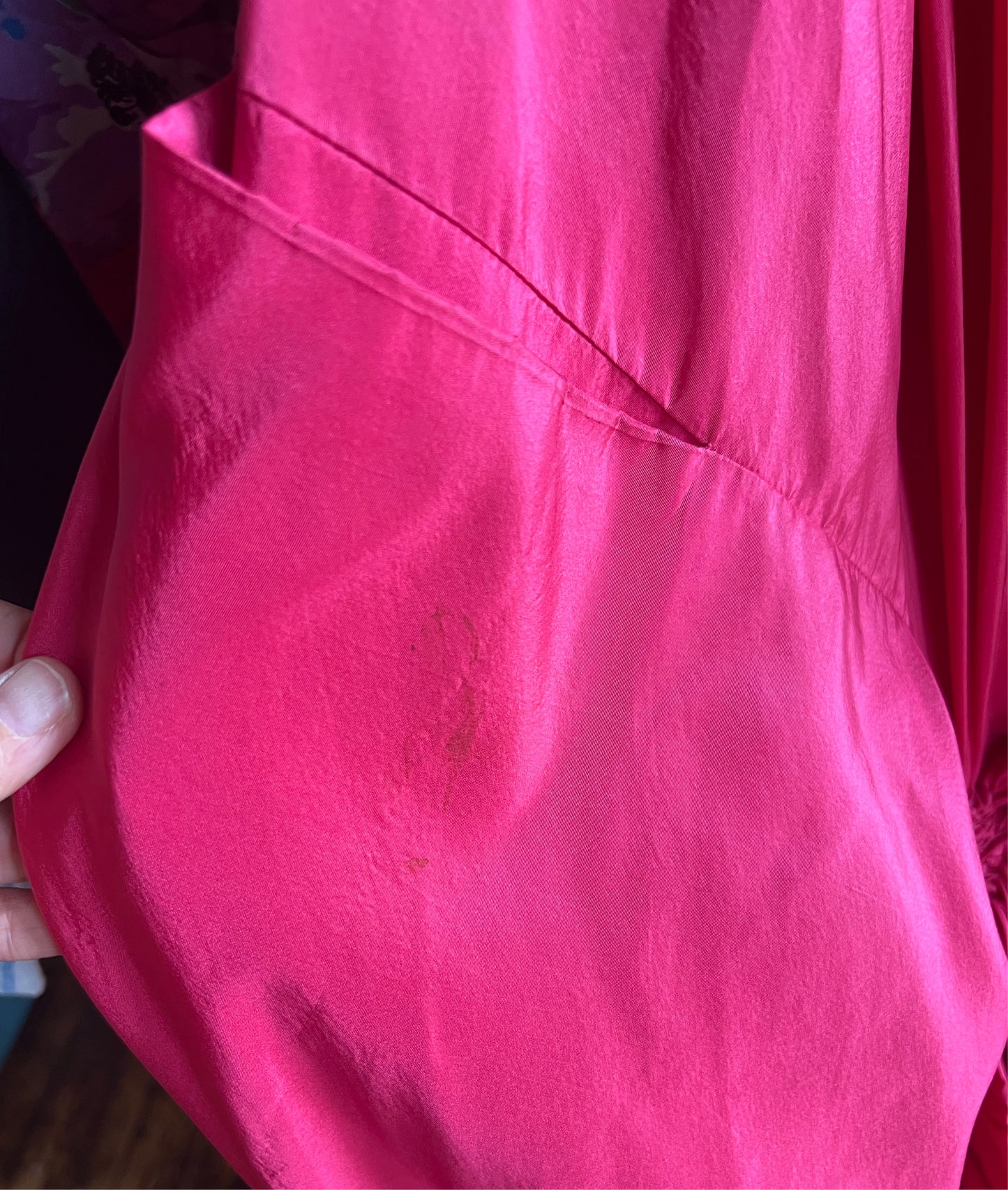 Magenta Pink Silk Jacket