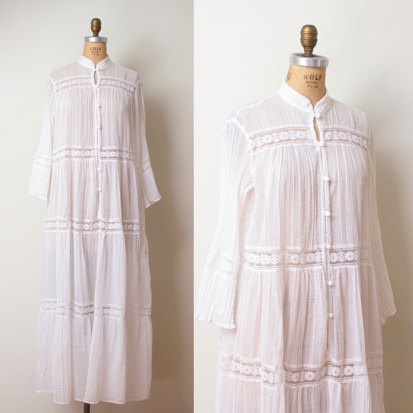 1970s Sheer Gauze Dress | Dotti