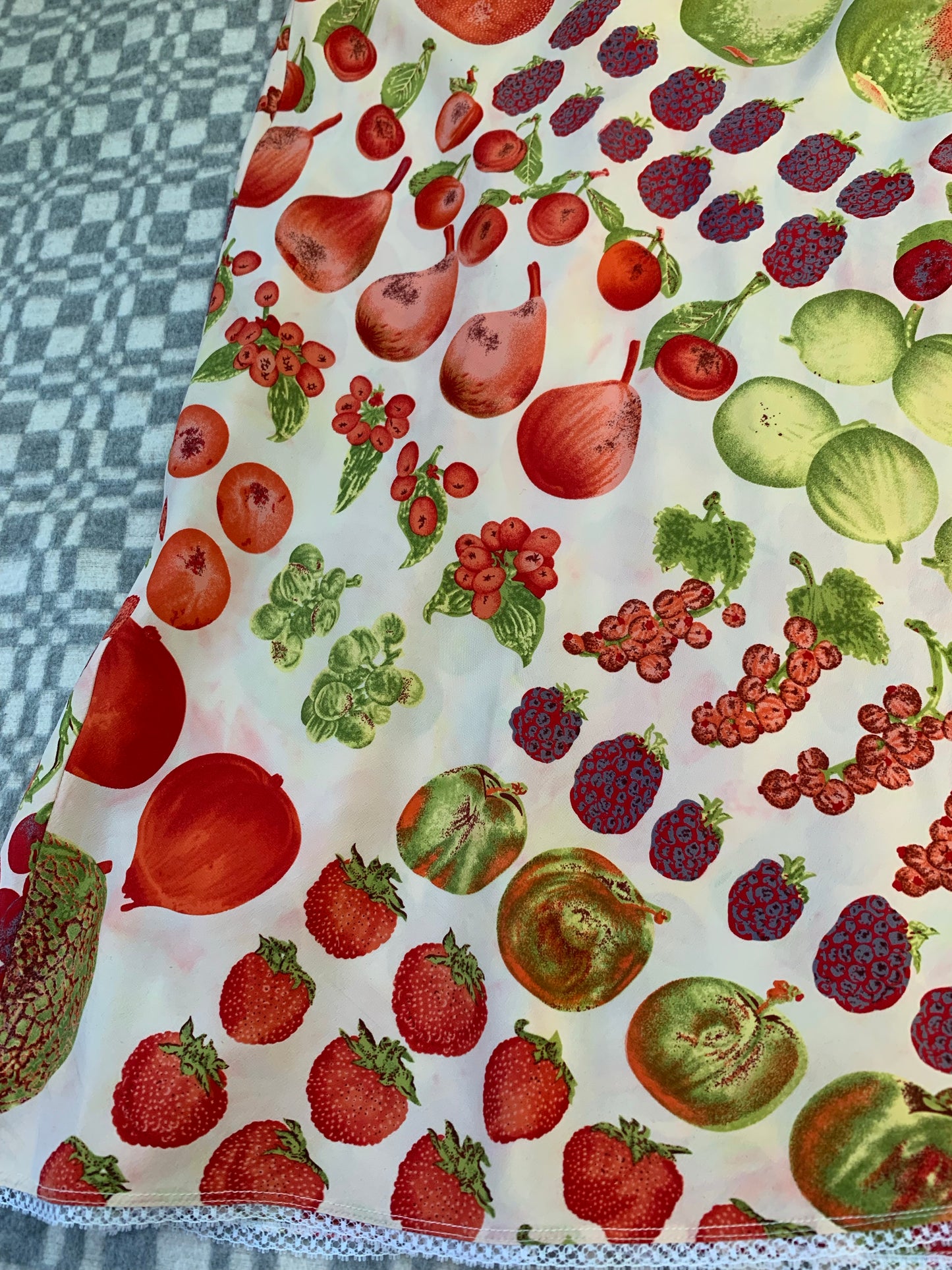 1990s Fruit Print Dress | Betsey Johnson