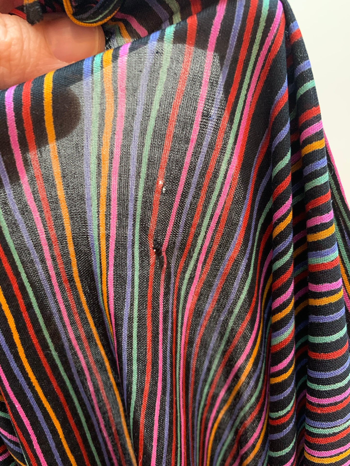 1970s Rainbow Striped Silk Jersey Set | Missoni