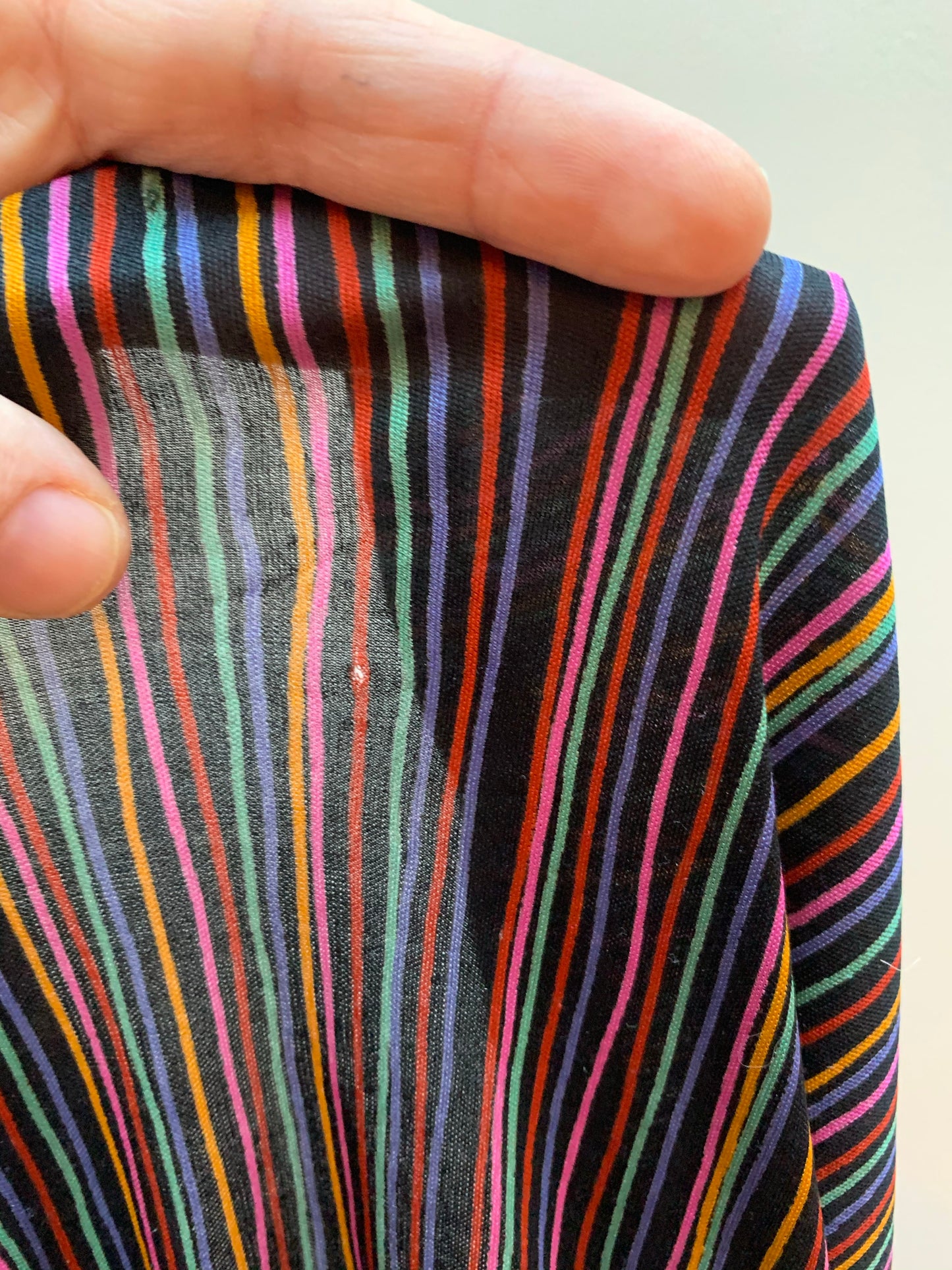 1970s Rainbow Striped Silk Jersey Set | Missoni