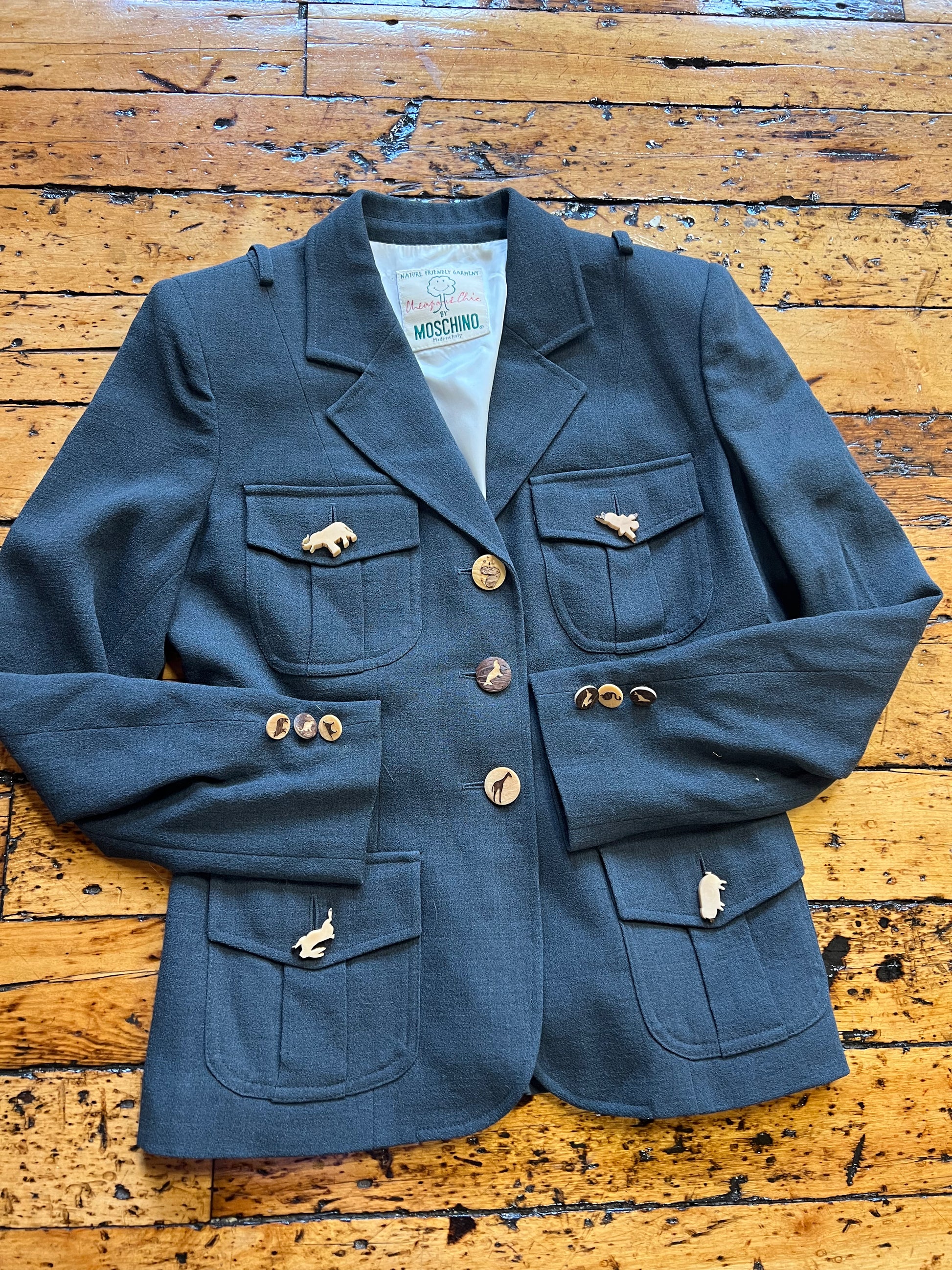1990s Full Nature Jacket Moschino Cheap Chic - Main Image