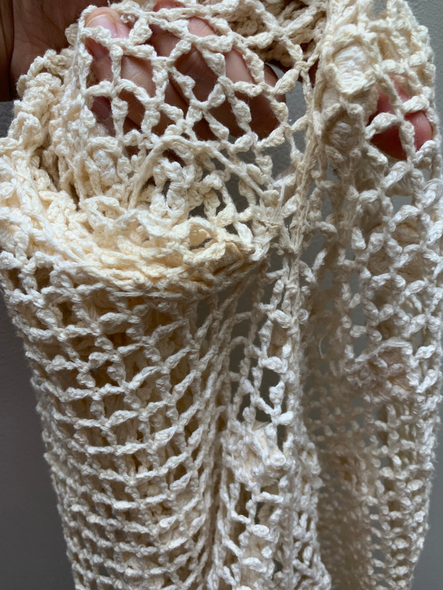 1990s Crochet Fringe Cardigan | Moschino Cheap and Chic