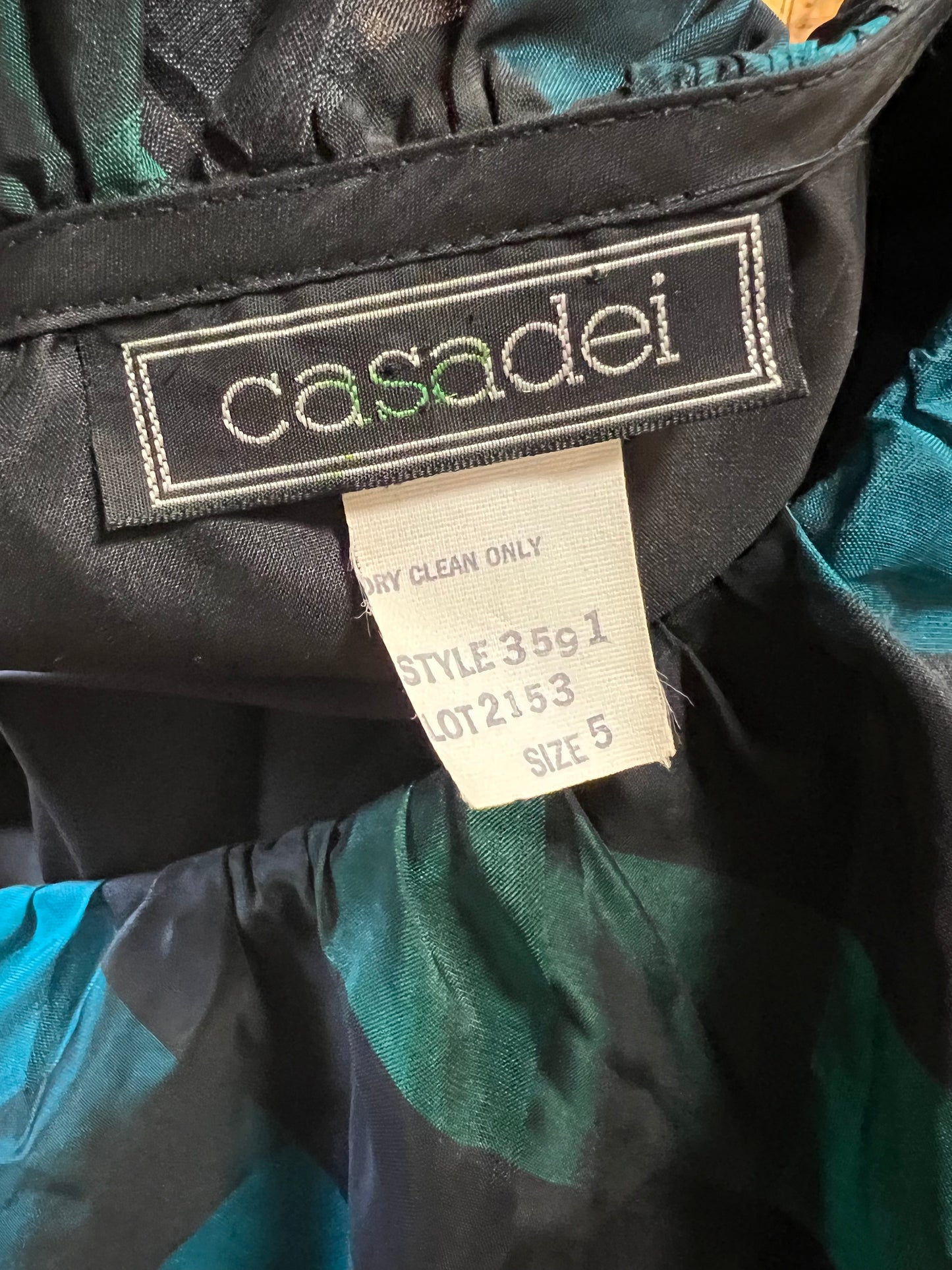 1980s Taffeta Set | Casadei